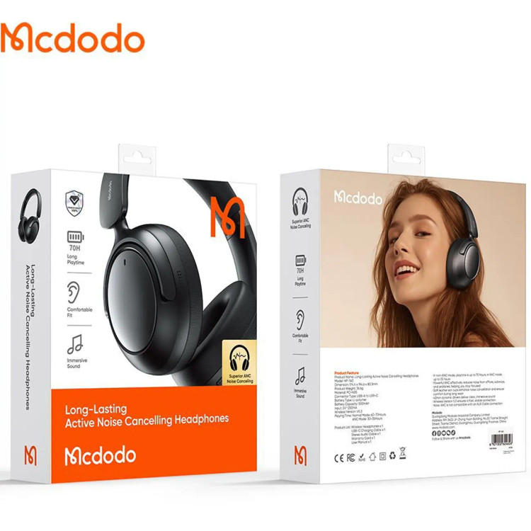 هدفون بلوتوثی مک دودو MCDODO مدل HP-1400 اتصال دوگانه