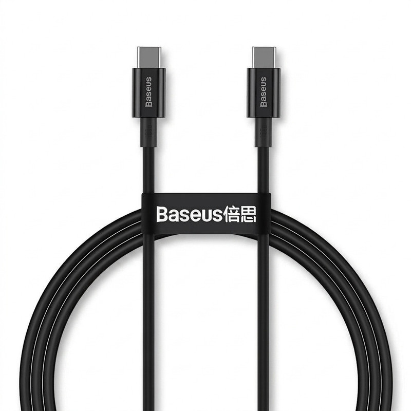 کابل شارژ USB-C باسئوس مدل Superior-100W طول 1 متر