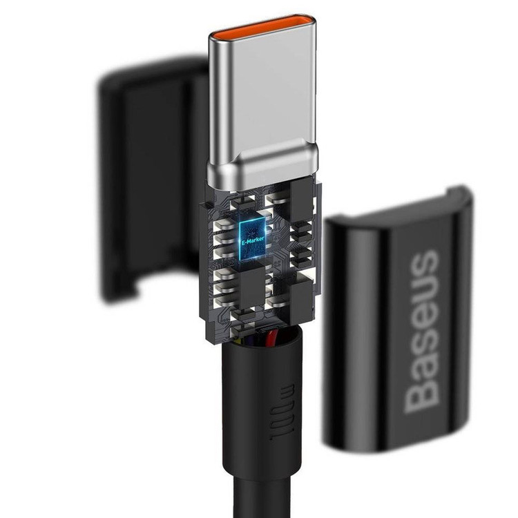 کابل شارژ USB-C باسئوس مدل Superior-100W طول 1 متر