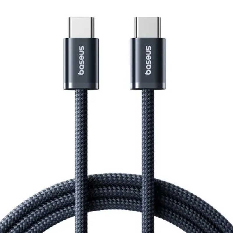 کابل شارژ سریع USB-C به USB-C بیسوس مدل Dynamic 4 Series PD 100W طول 2m – مشکی