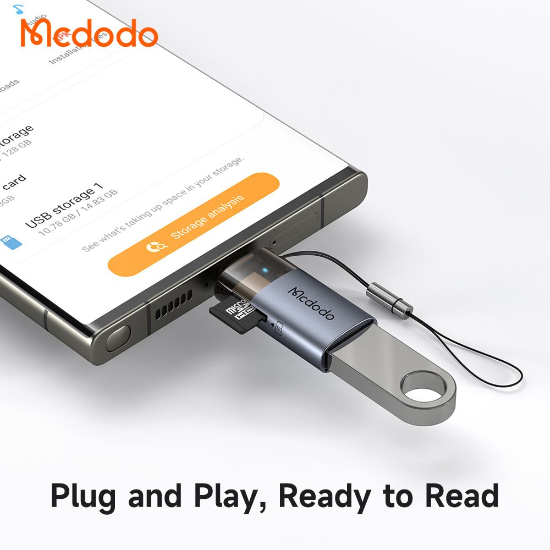 OTG تبدیل USB-A به تایپ سی+Micro SD مک دودو مدل MCDODO OT-7600