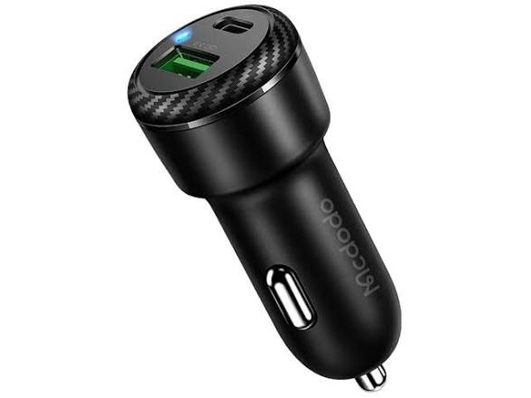 شارژر فندکی فست شارژ ماشین تایپ سی 38 وات مک دودو CC-597