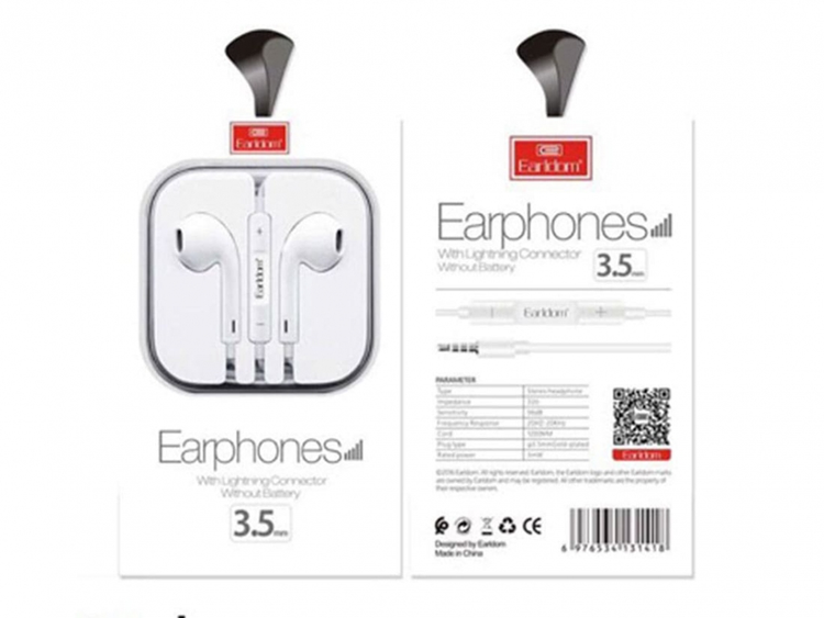 هدفون با جک 3.5 میلیمتری ارلدام Earldom Hands Free earphone ET-E18