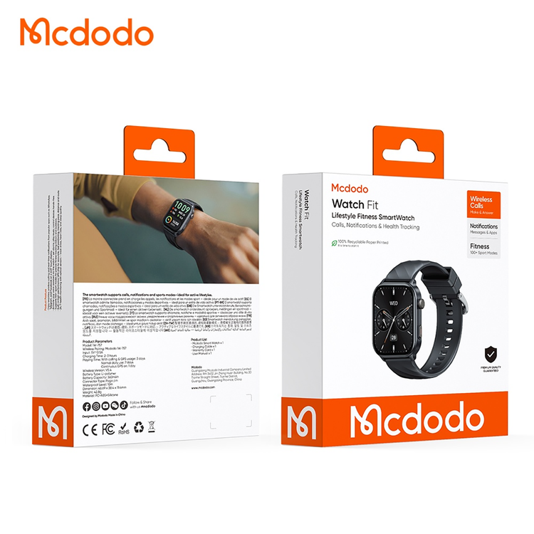 ساعت هوشمند مک دودو MCDODO مدل IW-757 ضد آب